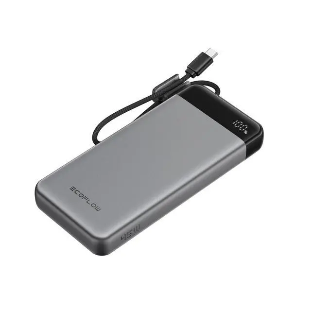 Main image of Rapid 20000mAh Power Bank, 45W Max Fast Charging,Portable Phone Charger Built in USB C Cable and USB-C&A Port Digital Display Battery Bank for iPhone 17/16/15 Series, Samsung S23 ipad 11