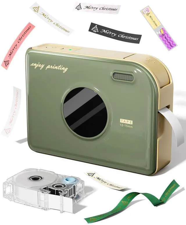 Main image of Ribbon Label Maker with Waterproof Labels, A30 Bluetooth Mini Label Maker Machine with Tape 12mm 0.47 White, Portable Ribbon Printer Rechargeable for Gift Wrap, Cloth Name Tag, in/Outdoor Use