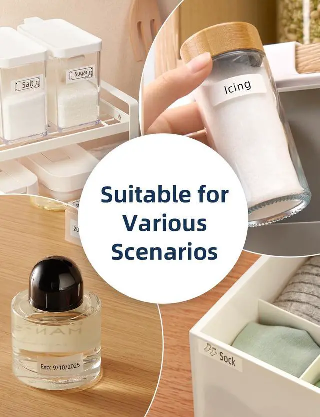 Alt view image 5 of 7 - Lightweight Label Maker with Cutter L1-C Bluetooth Printer
