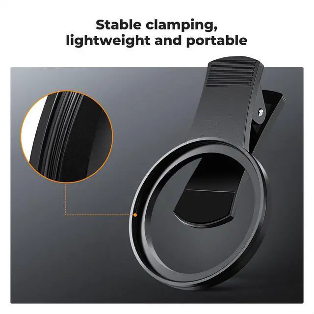 Alt view image 5 of 7 - CONCEPT 67mm Clip-on CPL Phone Camera Lens Filter Kit, Circular Polarizer Polarizing Filter Compatible with iPhone 16 15 14 13 12 11