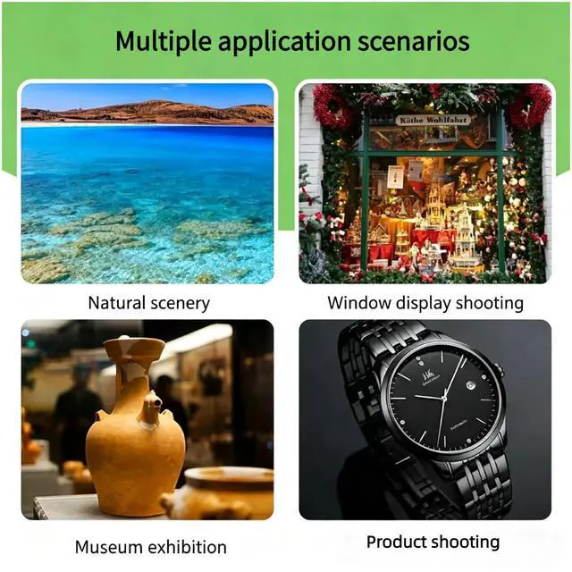 Alt view image 3 of 7 - New CPL Phone Camera Filter Kit with Polarization, Universal Clip-On to Eliminate Glare & Boost Colors for iPhone 17 16 15 14 13 12 11 and Other Smart Phones Photography (52mm)