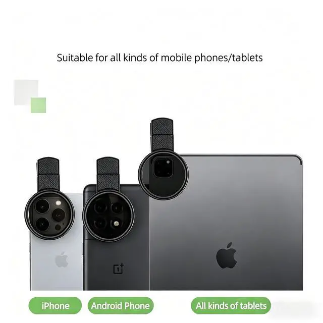 Alt view image 6 of 7 - New CPL Phone Camera Filter Kit with Polarization, Universal Clip-On to Eliminate Glare & Boost Colors for iPhone 17 16 15 14 13 12 11 and Other Smart Phones Photography (52mm)