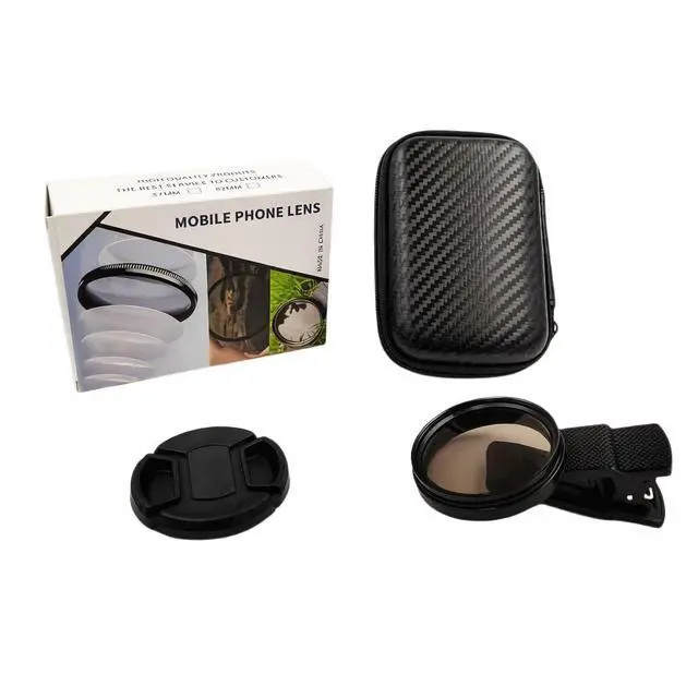 Alt view image 4 of 7 - 37mm Clip-On CPL Filter Circular Polarizing Lens Kit to Eliminate Glare & Boost Color, Optical Multi-Coated Glass with Universal Clip for Mobile Photography for Android Phone iPhone 6 7 8 9 10 11 12