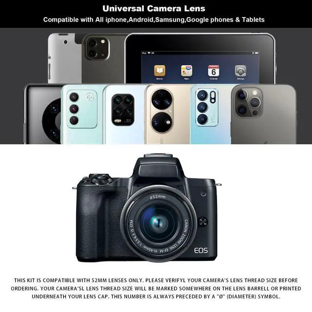Alt view image 6 of 7 - 52MM Circular Polarizer Filter, Ultra Slim Multi-Coated CPL Lens Filter, Clip-on Phone Camera Filter Kit, Compatible for iPhone 15 14 13 12 11,Motorola, Google Pixel and Other Smart Phones
