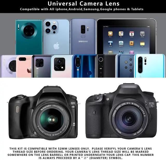 Alt view image 6 of 7 - 52MM Variable ND2-ND400 Filter, Ultra Slim Multi-Coated Adjustable Neutral Density Filter, Clip-on Phone Lens ND Filter Kit, Compatible for iPhone 15 14 13 12 11, Google Pixel and Other Smart Phones