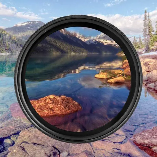 Alt view image 2 of 7 - 37mm CPL Phone Camera Lens, Universal Phones Camera Lens, ND 2-400 Cell Lens Adjustable Density Filter with Phone Clip for iPhone for Samsung Android Smartphones