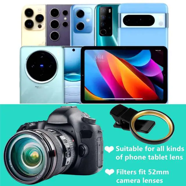 Alt view image 6 of 6 - Phone Lens CPL Polarizer Filter for iPhone,Samsung and Other Smart Phones,Clip-on Adapter, HD Double-Sided Multi-Coated SLR Lens Grade Optical Glass, Mobile Phone Lens Accessories