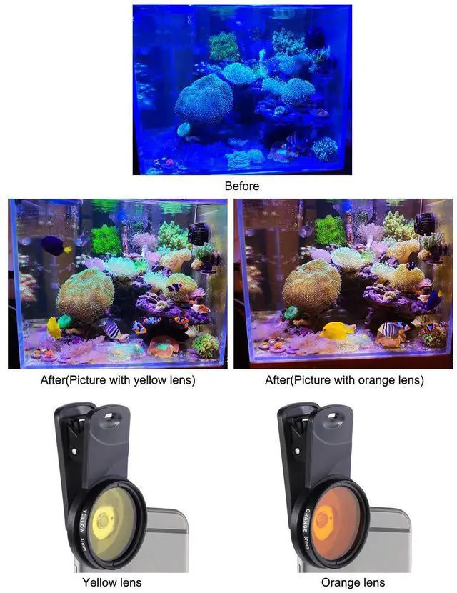 Alt view image 5 of 7 - Coral Lens Filter Kits for Phone