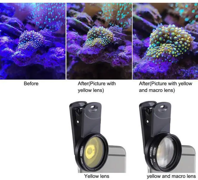 Alt view image 6 of 7 - Coral Lens Filter Kits for Phone