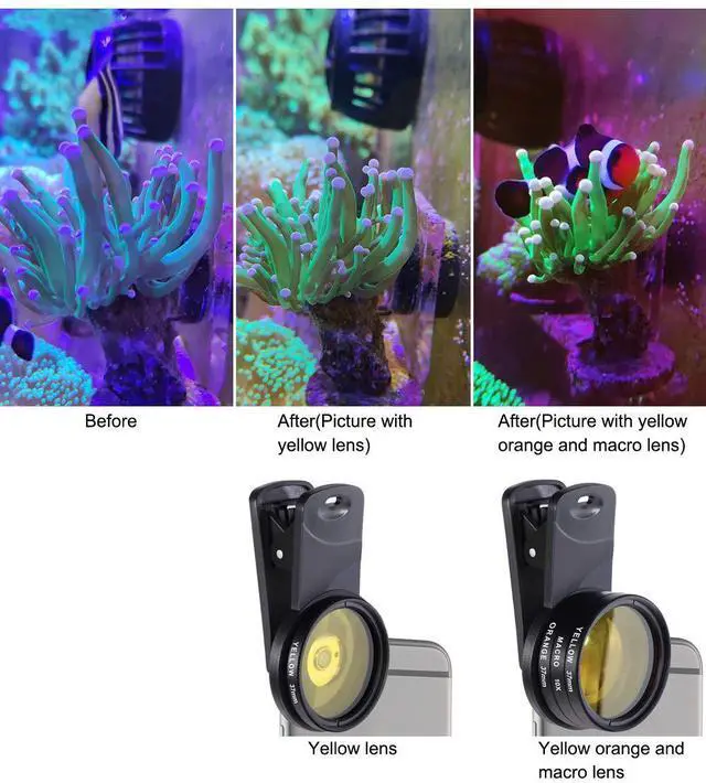 Alt view image 7 of 7 - Coral Lens Filter Kits for Phone