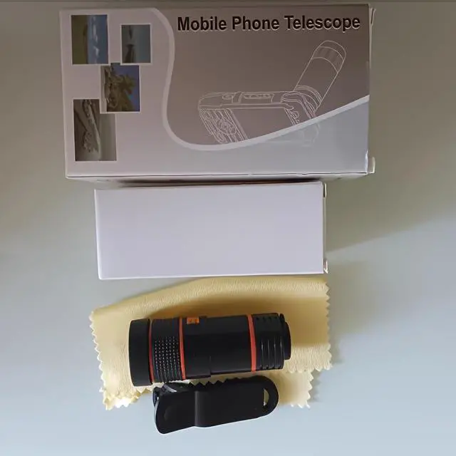 Alt view image 3 of 6 - 1pc 8X Zoom Lens for Smartphones, PVC Clip-On Camera Lens with Special Effects, Universal Phone Photography Accessory, No App Required Easy Clip Design
