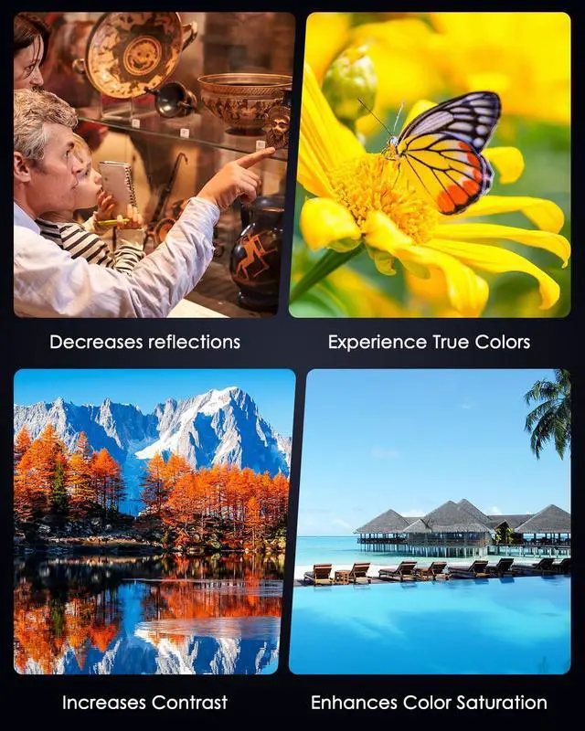 Alt view image 5 of 7 - 52MM Clip-on CPL Phone Camera Lens Filter, Circular Polarizer Filter, Phone Lens Filter Kit Compatible with iPhone 17 16 15 14 13 12, Google Pixel and Other Android Smart Phones