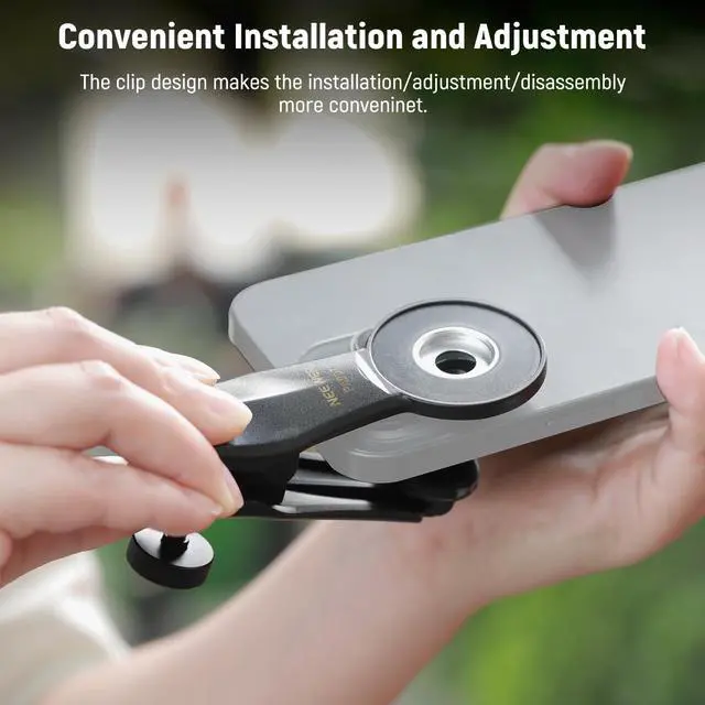 Alt view image 6 of 7 - Universal Phone Clamp for 17mm Threaded Lens, Professional Telephoto Lens Attachment & Adapter, Compatible with iPhone 15 Pro Max 15 Plus 14 13 Samsung Galaxy S24 S23 Ultra Google Pixel, PA007