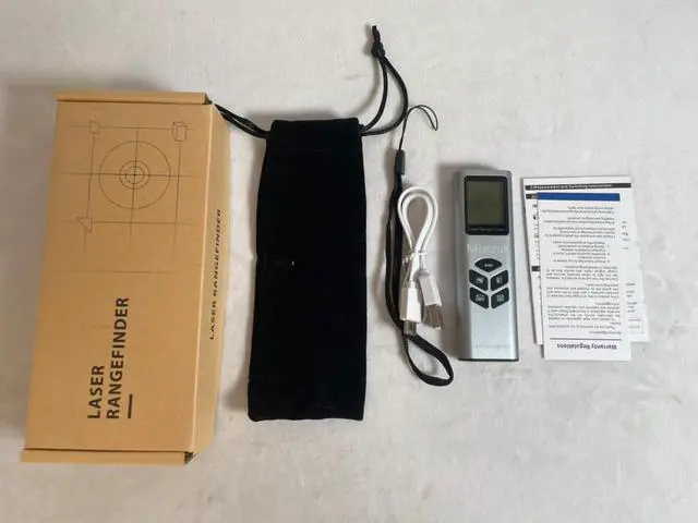 Alt view image 7 of 7 - Laser Measuring Tool 131FT Digital Tape Measure Laser Tape Measure with Electronic Level USB Rechargeable Rangefinder for Area Volume Angle Distance