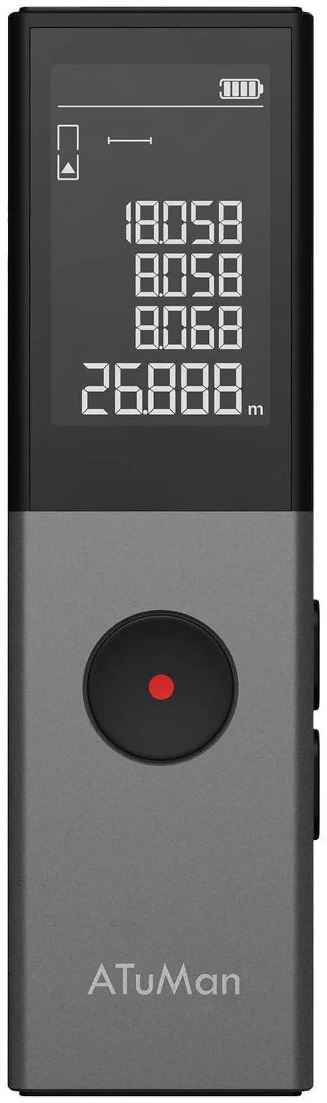 Main image of Green Laser Distance Meter, 165Ft Laser Measure with 290mAh Rechargeable Battery, ±2mm Accuracy, Angle Measurement, for Home Renovation, Construction, DIY Projects