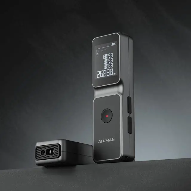 Alt view image 4 of 7 - LSA Laser Distance Meter, 165ft, 2mm Accuracy, 11 Modes, Portable