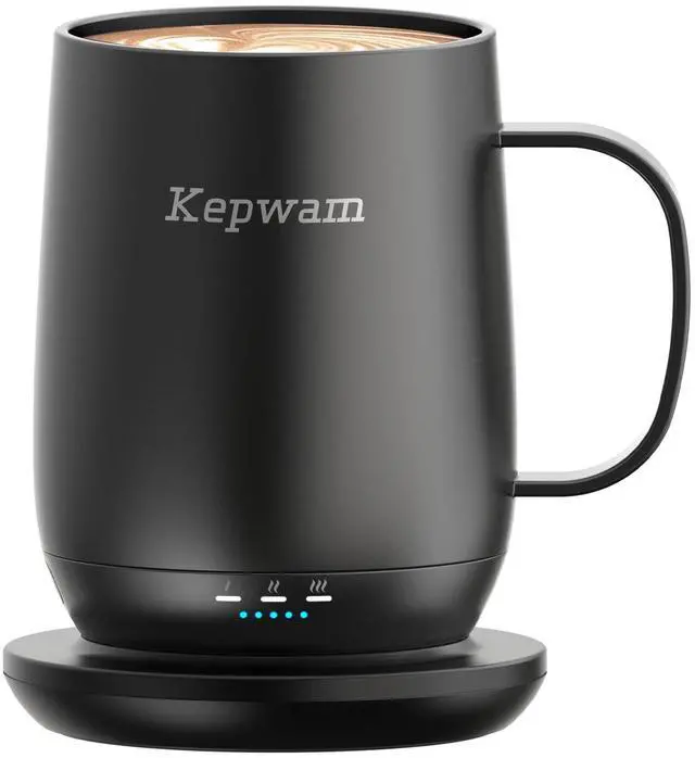 Main image of Self Heating Coffee Mug T2, 16oz Smart Heated Coffee Mug, 150 Min Battery Life - Hot up to 149 Temperature Control Coffee Mug Warmer, Gifts for Dad Mom (No APP)