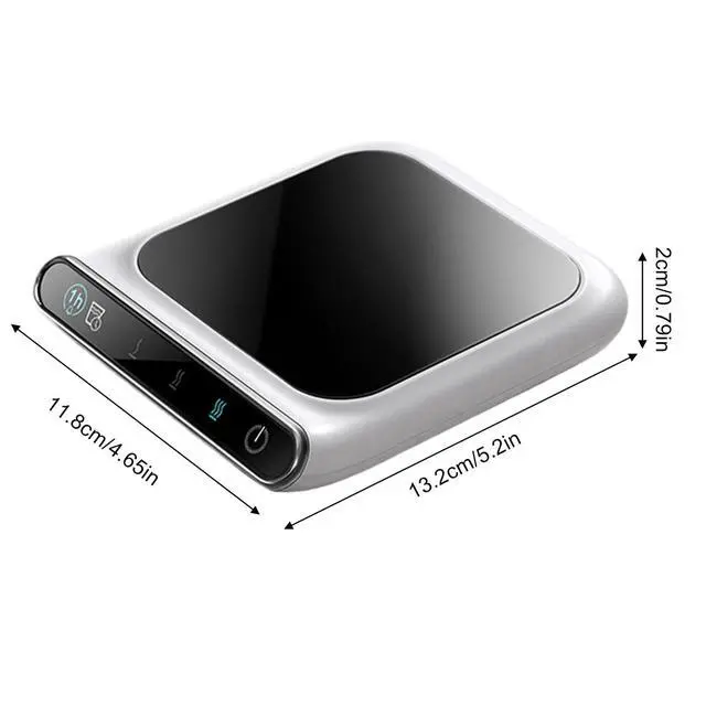 Alt view image 6 of 7 - Coffee Mug Warmer | 3 Temp Settings Rechargeable Cup Warmer | USB Charging Coffee Cup Warmers, Auto Shut Off for Home Living Room Kitchen