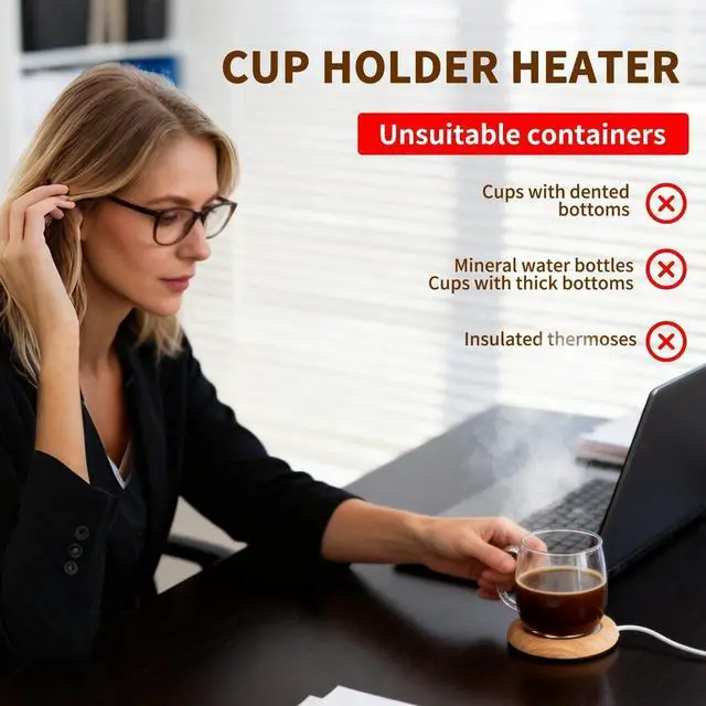 Alt view image 3 of 7 - Mug Warmer - Electric Plate USB Powered