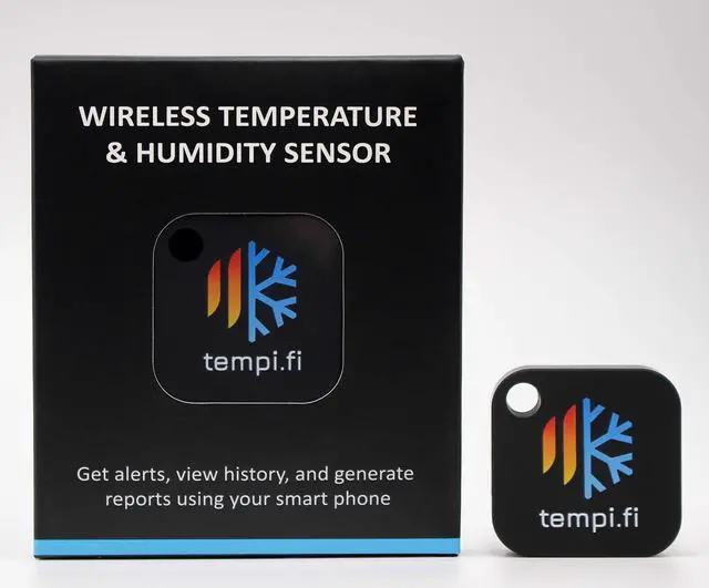 Alt view image 5 of 5 - Wireless Temperature and Humidity Sensor - Developed in The USA - 24/7 Data Logger with Alarm Bluetooth Smart Thermometer and Hygrometer - Bluetooth Only - Not WiFi