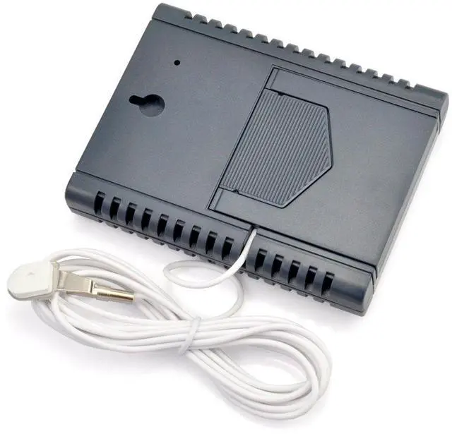 Alt view image 6 of 6 - Digital Indoor Outdoor in/Out Wall Mount Monitor Sensor LCD Temperature Thermometer Hygrometer Humidity Meter with Probe Cable