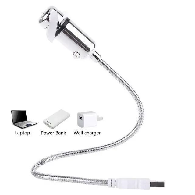 Alt view image 4 of 7 - Portable USB-powered Cooling Fan, Flexible Gooseneck Desktop Fan With Switch, Suitable For Desktop Computers, Laptops, And Tablets