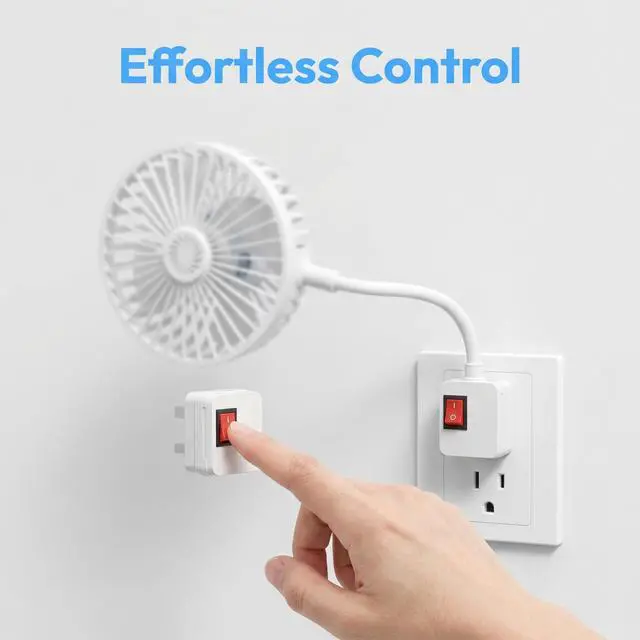 Alt view image 3 of 4 - Mini Clip on Fan, USB Powered Personal Desk Fan with Flexible Gooseneck, One-Speed Operation, Portable Small Cooling Fan for Home Office Dorm Bedside Travel, White