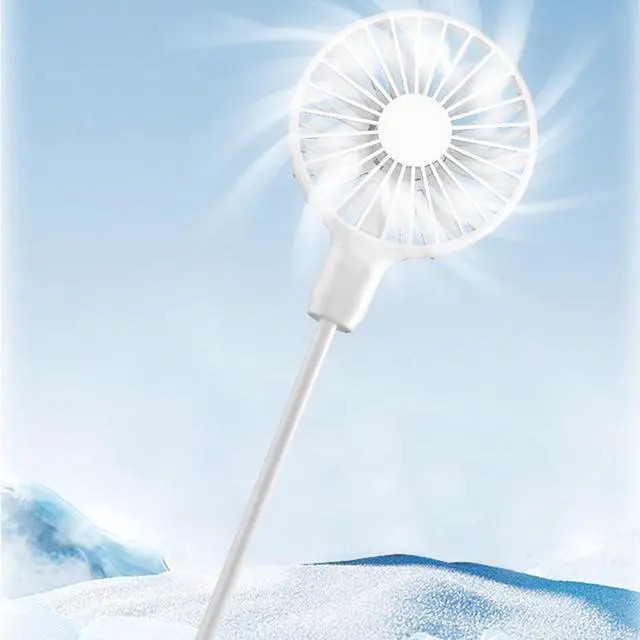 Alt view image 3 of 7 - USB Mini Fan | Quiet Portable Plug & Play Cooling Fan | Flexible Small Personal Desk Fans | Compatible With Power Bank, Laptop, PC | Home Office School Travel Commuting Walking Use
