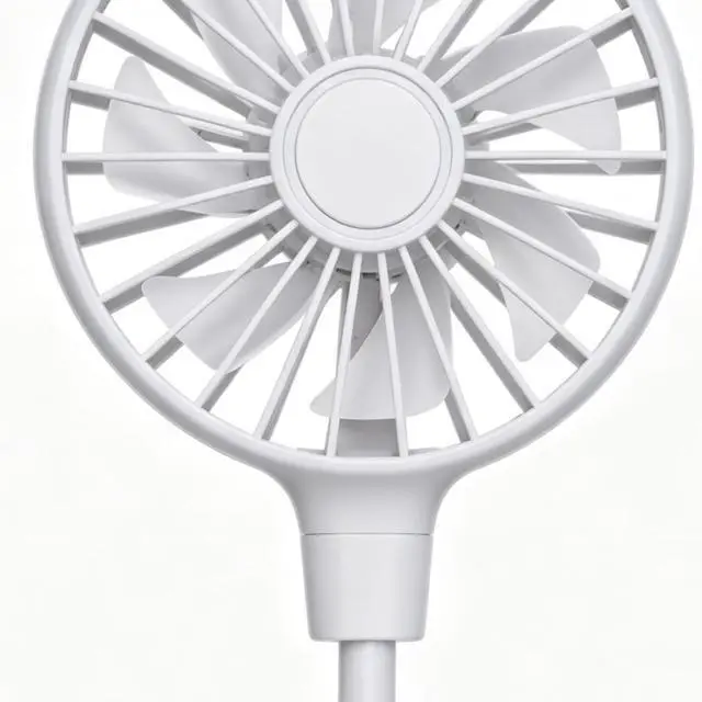 Alt view image 3 of 7 - Mini USB Fan - Quiet Portable 360° Rotating Personal Fan | Plug-and-Play Small Cooler For Laptop, Power Bank, PC | Compact Travel & Office Fans For Commuting, Walking, Home, School, Camping