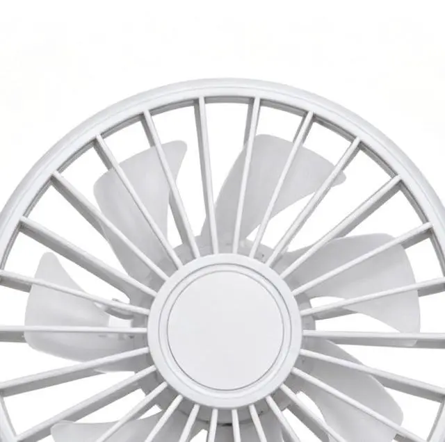 Alt view image 4 of 7 - Mini USB Fan - Quiet Portable 360° Rotating Personal Fan | Plug-and-Play Small Cooler For Laptop, Power Bank, PC | Compact Travel & Office Fans For Commuting, Walking, Home, School, Camping