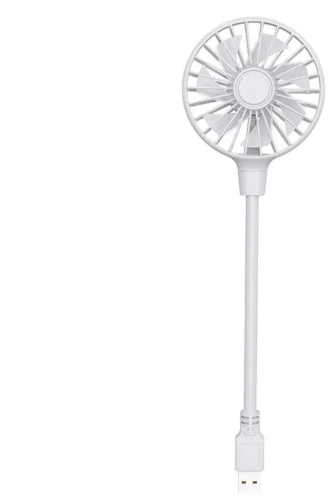 Main image of USB Mini Fan | Small Personal Fan | Quiet Flexible Portable Plug And Play | For Power Bank Laptop PC Home Office School Laptop PC Travel Commuting Walking
