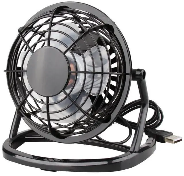 Main image of Portable Mini USB Desk Fan Small Quiet Cooling Fan with Adjustable Head High Airflow for Office Home Laptop Compatible with USB Power Sources