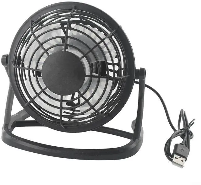Main image of for Mini Portable USB Desk Fan, Personal Air Cooler for Office, Workspace, Bedroom and Student Study Environment (Black)