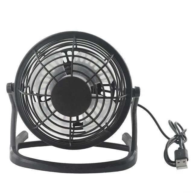 Alt view image 3 of 7 - for Mini Portable USB Desk Fan, Personal Air Cooler for Office, Workspace, Bedroom and Student Study Environment (Black)