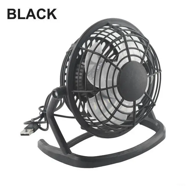 Alt view image 5 of 7 - for Mini Portable USB Desk Fan, Personal Air Cooler for Office, Workspace, Bedroom and Student Study Environment (Black)