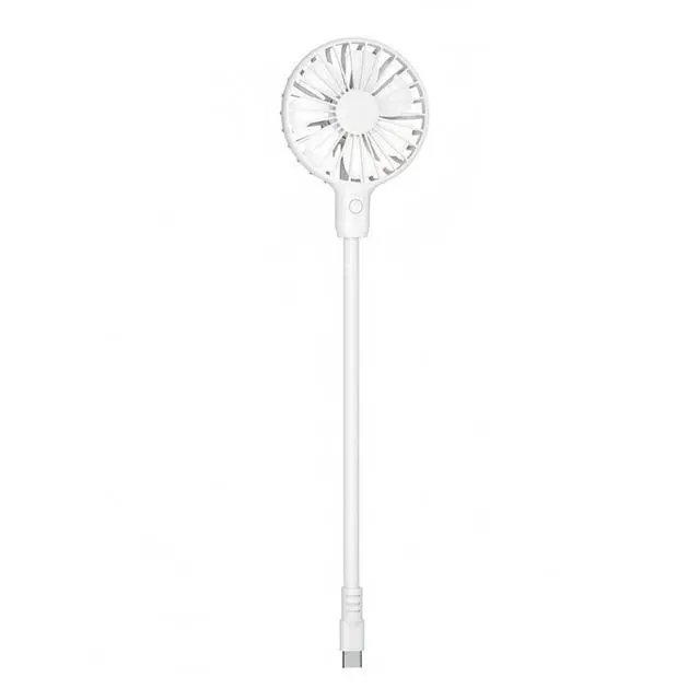Main image of Usb Mini Fan Portable Cooling Device Plug In Gadget Gooseneck Fan Quiet Motor Adjustable Function Suitable for Office Travel Library, White