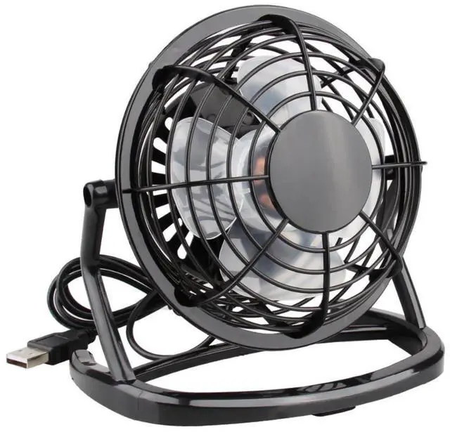 Main image of Mini USB Personal Cooling Fan Portable Air Circulator with Head and Slip Base Quiet Desk Fan for Home Office Study Sleep USB Powered for Laptop Power Bank Car Charger