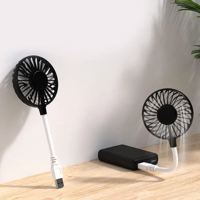 Alt view image 4 of 7 - Usb Fan USB Silent Table Cooling Fan Adjustable Desk Portable 5V 5W Small Small Silent Table Cooler Portable Rechargeable