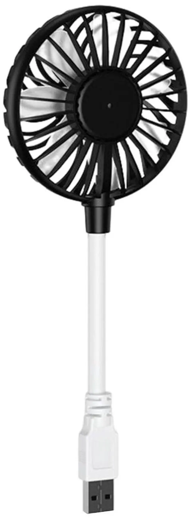 Main image of Mini Usb Fan 360 Degree Adjustable Small Personal Fan For Power Bank Laptop Pc For Home Office Car Outdoor Travel Summer Gifts (Black)