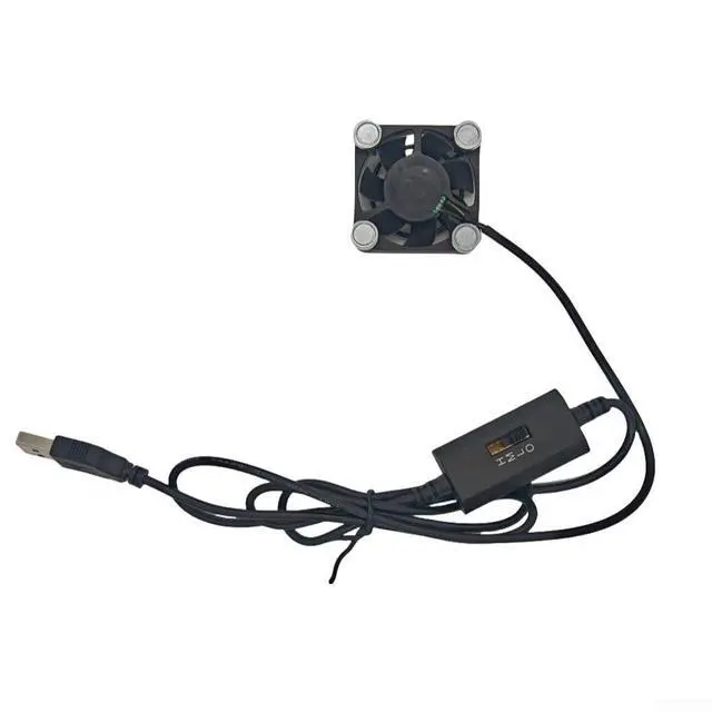 Alt view image 3 of 5 - 40mm Mini USB Fan, Adjustable Speed for Enhanced Cooling, Compact Design Perfect for For laptops and Gaming Environments (B)