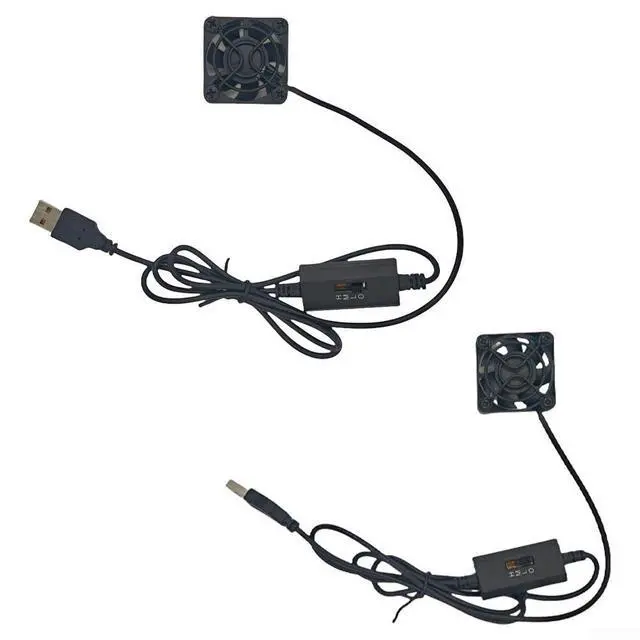 Alt view image 4 of 5 - 40mm Mini USB Fan, Adjustable Speed for Enhanced Cooling, Compact Design Perfect for For laptops and Gaming Environments (B)