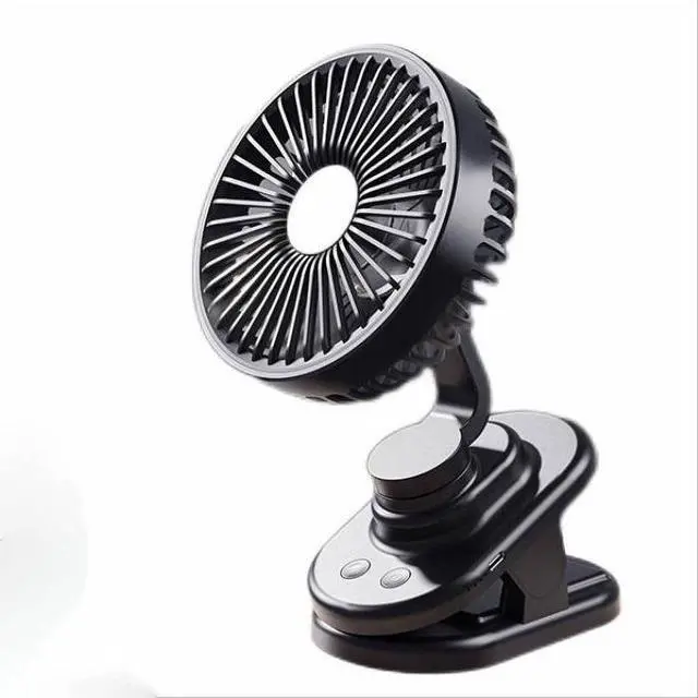 Main image of USB Powered Clip on Fan, Portable Desk Fan Small Table FanSpeed Adjustable 360°Rotatable Small Fan with Sturdy Clamp, Quiet Personal Desk Fan & Clip Fan Mini Personal Fan for Home Office Bedroom