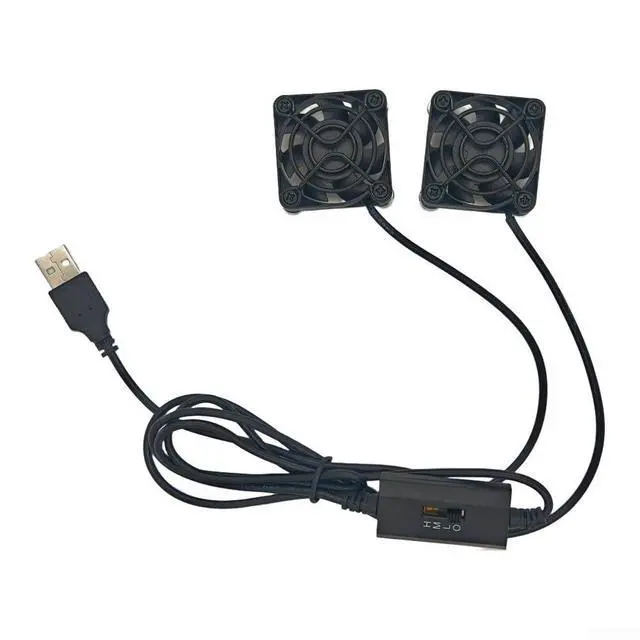 Alt view image 4 of 7 - Mini USB Fan with 3 Adjustable Speeds, for For laptops and Other Devices, Compact Design for Efficient Cooling (A)