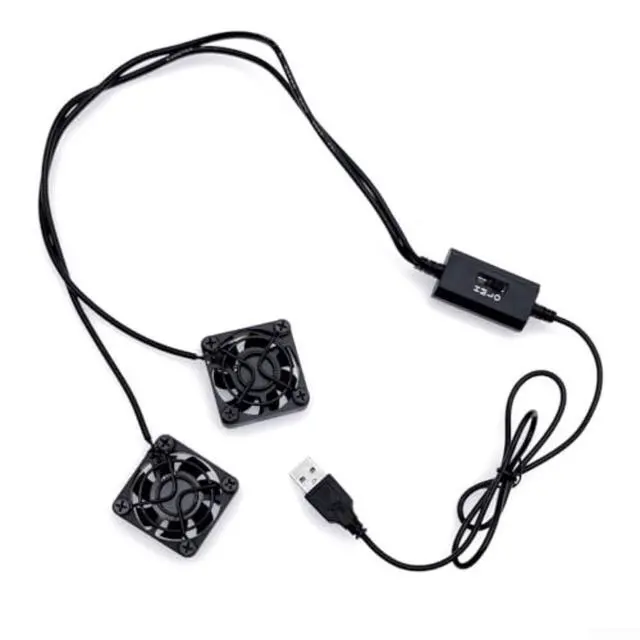 Alt view image 2 of 7 - Mini USB Fan with 3 Adjustable Speeds, for For laptops and Other Devices, Compact Design for Efficient Cooling (A)