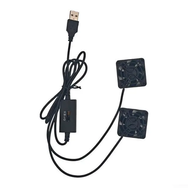 Alt view image 5 of 7 - Mini USB Fan with 3 Adjustable Speeds, for For laptops and Other Devices, Compact Design for Efficient Cooling (A)