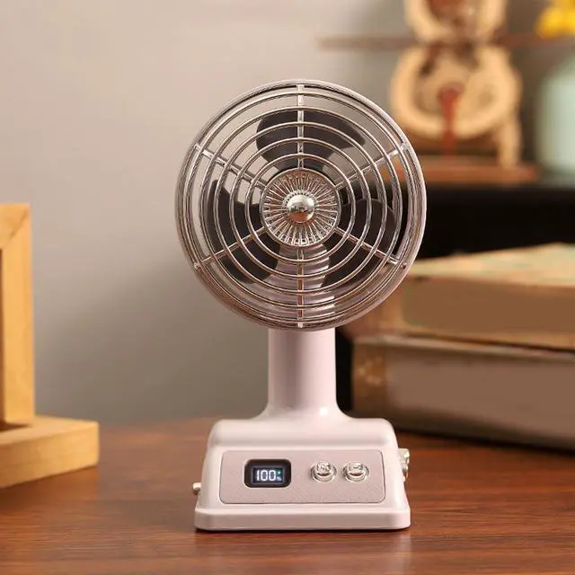 Alt view image 3 of 7 - Quiet Desk Fan 100 Speed Portable Table Fan USB Small Desk Mini Personal Desktop, Cooling Strong Airflow Quiet Fans for Bedroom, Home (Pink)