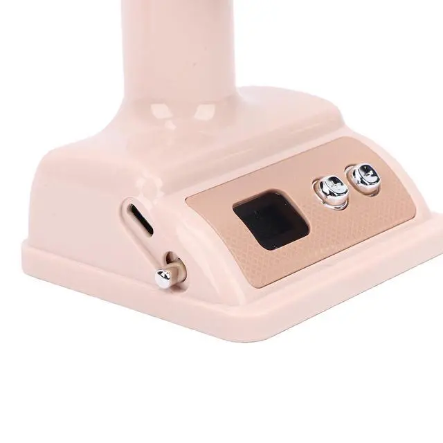 Alt view image 7 of 7 - Quiet Desk Fan 100 Speed Portable Table Fan USB Small Desk Mini Personal Desktop, Cooling Strong Airflow Quiet Fans for Bedroom, Home (Pink)
