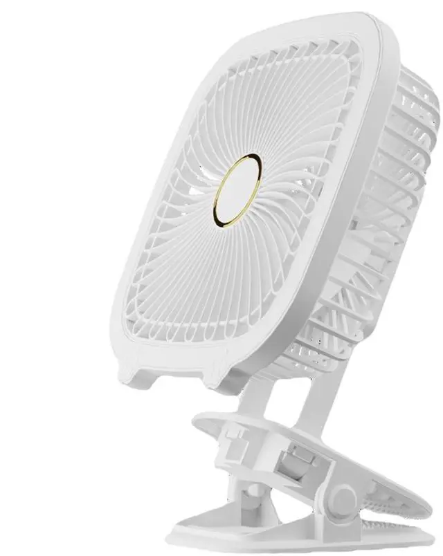 Main image of Small Desk Fan | 4 in 1 Silent USB Table Fan - Foldable Mini Clip with LED Light for Desktop Outdoor Light Bed Night
