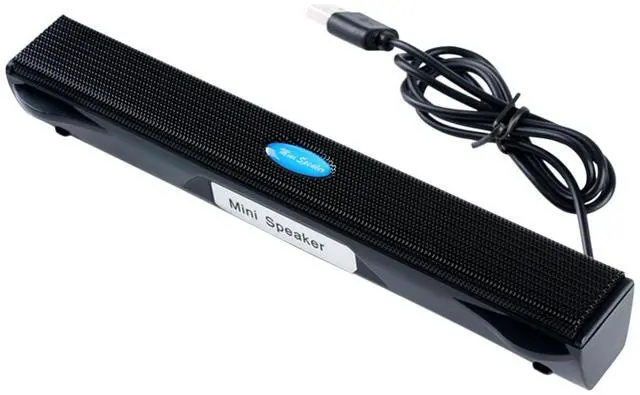 Alt view image 3 of 3 - Computer Speakers for Desktop Pc, USB Pc Speakers for Desktop, Wired Laptop Sound Bar, USB Speaker, Small Soundbar for Tv, Meeting, Gaming, Online Learning, Plug & Play Mini Computer Soundbar