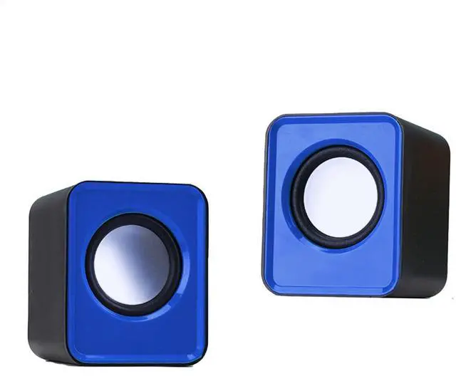 Alt view image 4 of 6 - Multimedia Mini Speaker Pair Wired Computer Speakers for Desktop Pc Laptop HiFi Gaming Speakers USB Small Speaker for Pc Computer Smart Tv Widely Compatible, Black